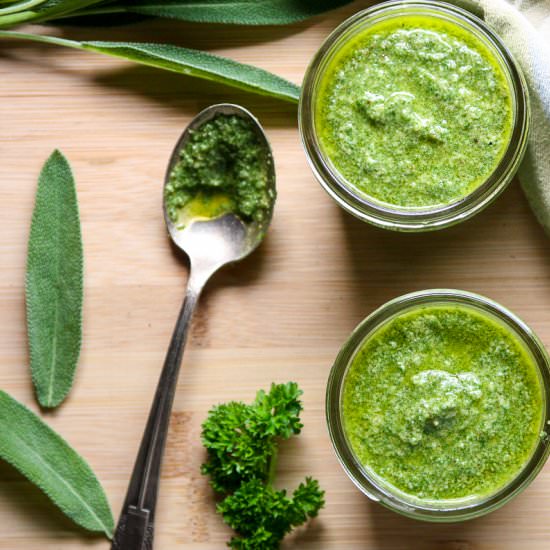 Walnut Sage Pesto