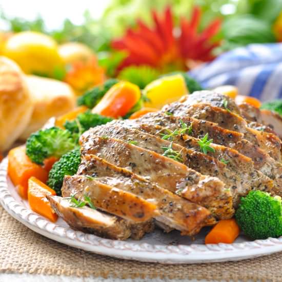 Garlic & Herb Slow Cooker Pork