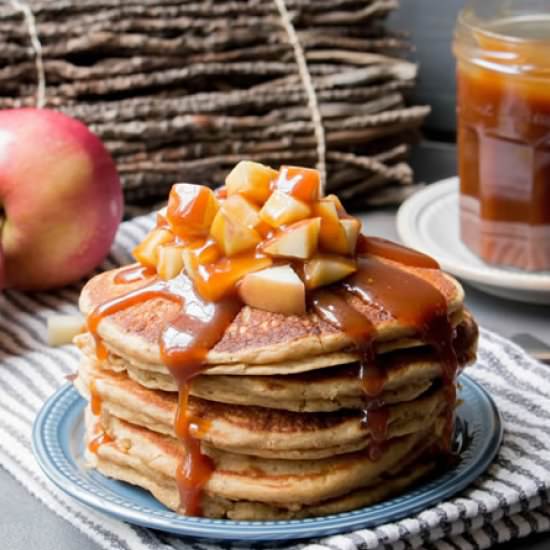 Spiced Applesauce Pancakes