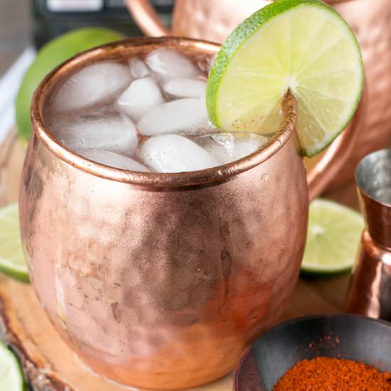 Spicy Mezcal Mule