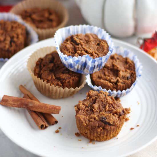 Paleo Pumpkin Spice Muffins