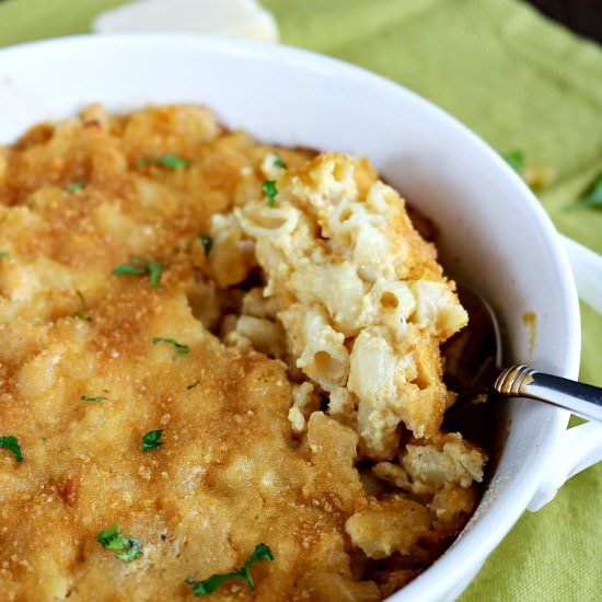 Baked Homemade Mac & Cheese