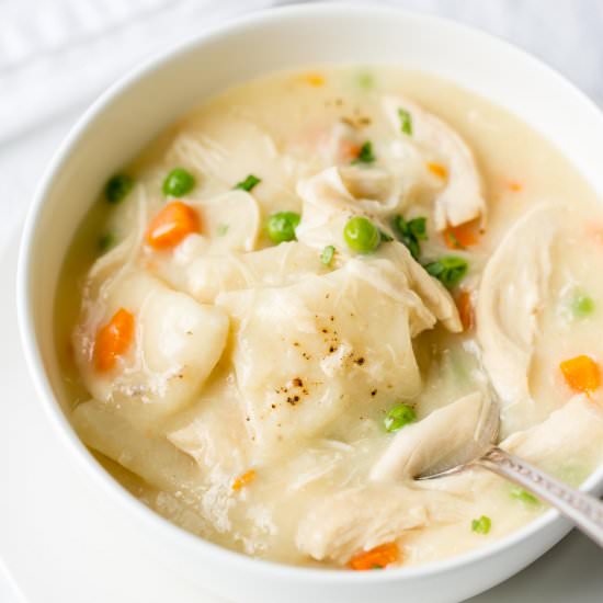 Homemade Chicken and Dumplings