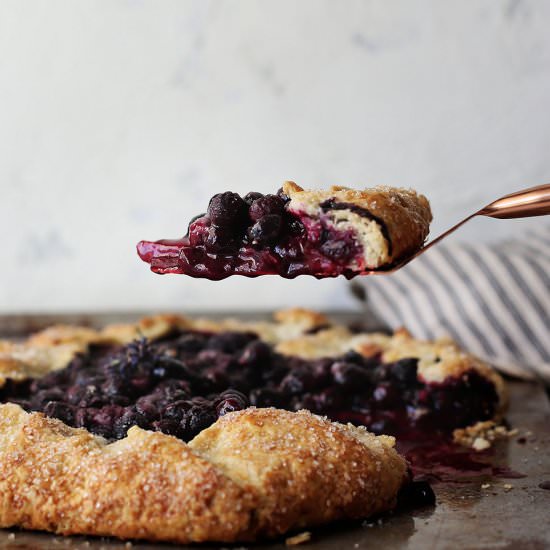 Blueberry Lavender Buttermilk Galet
