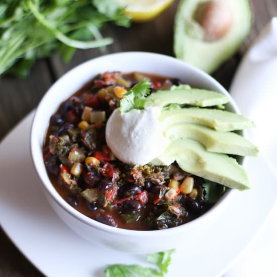 Black Bean Vegetable Chili