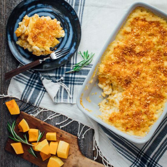 Macaroni and Cheese with Squash