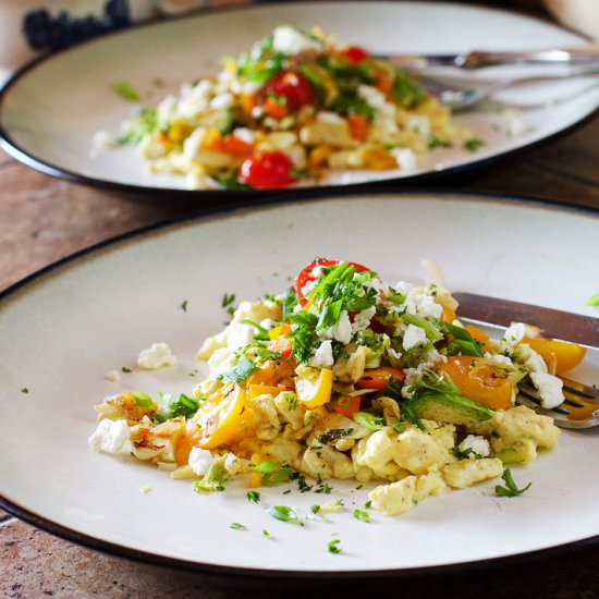 Scrambled Eggs & Veggies