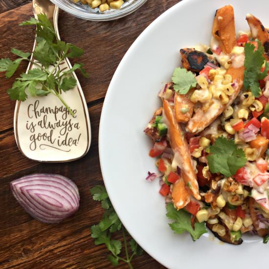 Loaded Sweet Potato Fries