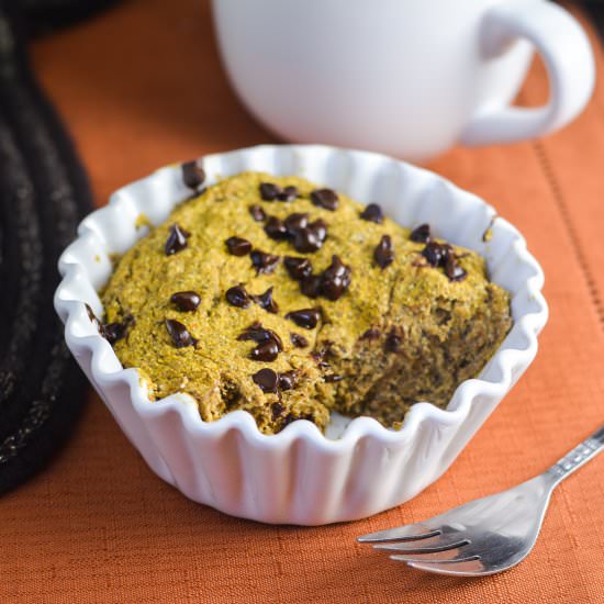 Pumpkin Chip Mug Muffin