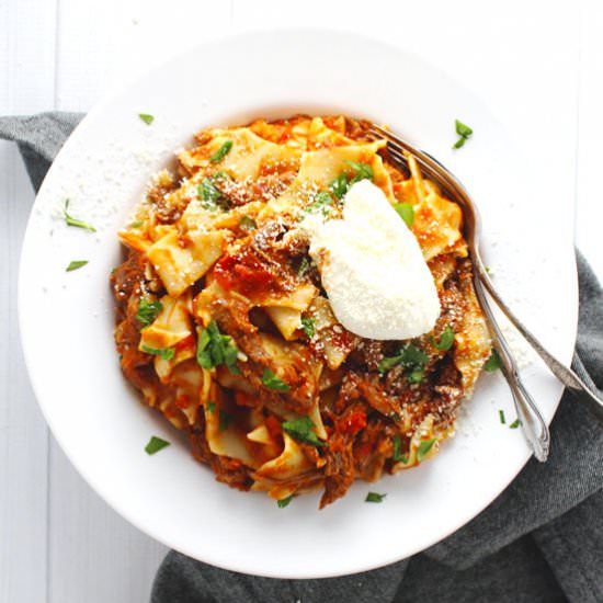 Slow Cooker Beef and Pumpkin Ragu