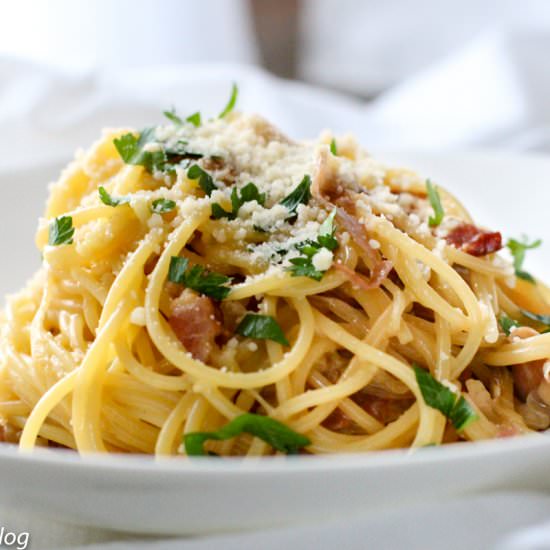 The Best Spaghetti Carbonara