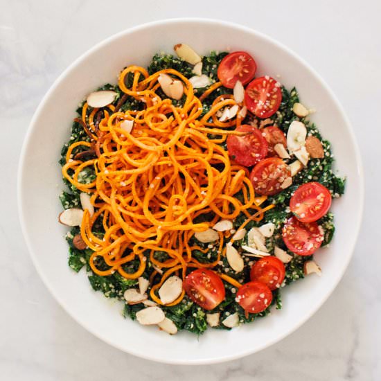 Lemon Avocado Kale Salad