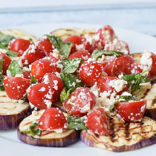 Grilled Eggplant with Feta