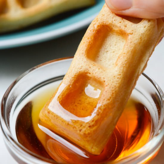Vegan Vanilla Waffle Sticks