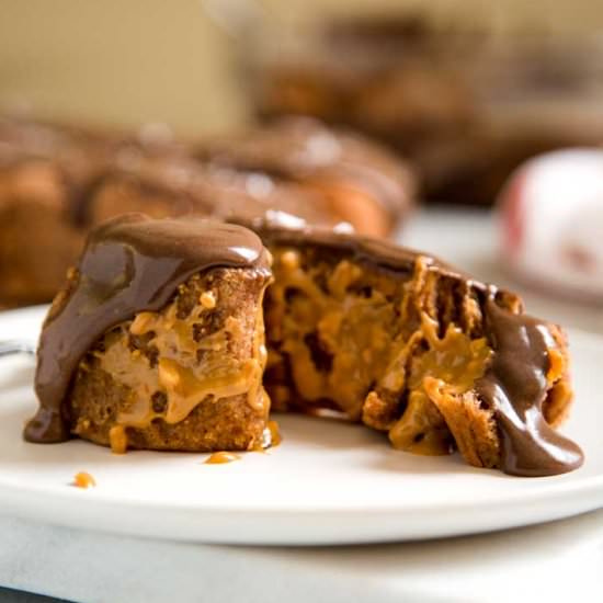 Peanut Butter Chocolate Rolls