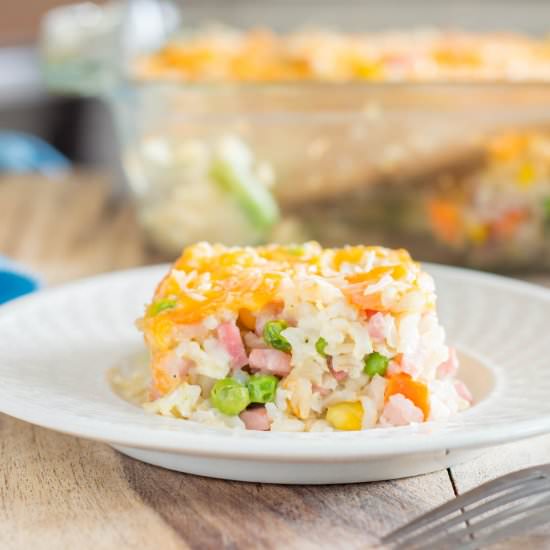 Ham and Rice Casserole