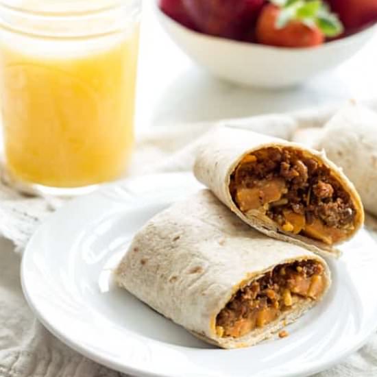 SweetPotato Vegan Breakfast Burrito