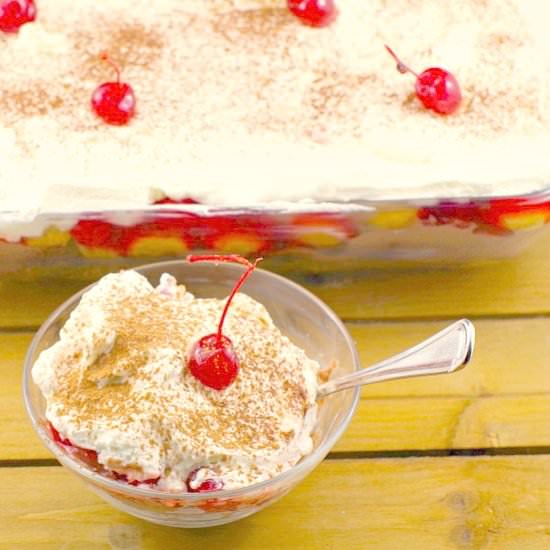 No Bake Black Forest Tiramisu