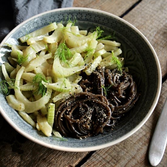 Soba Noodles with Fennel