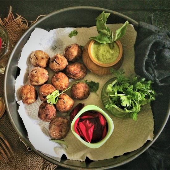 Sweet Potato and Peanut Poppers