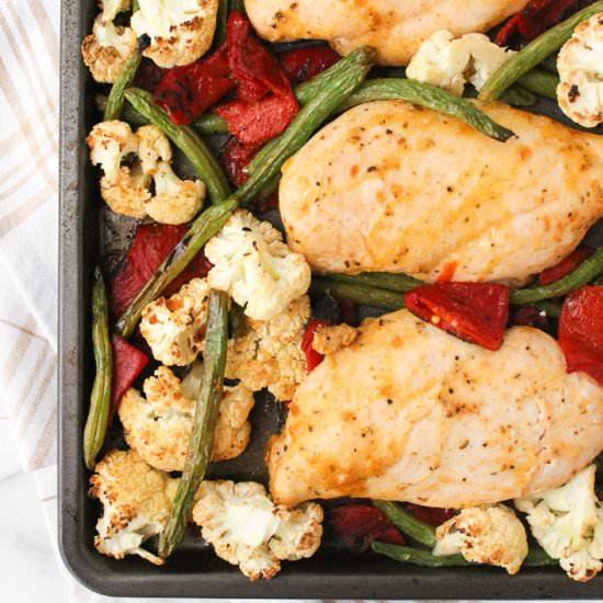 Sheet Pan Cajun Chicken