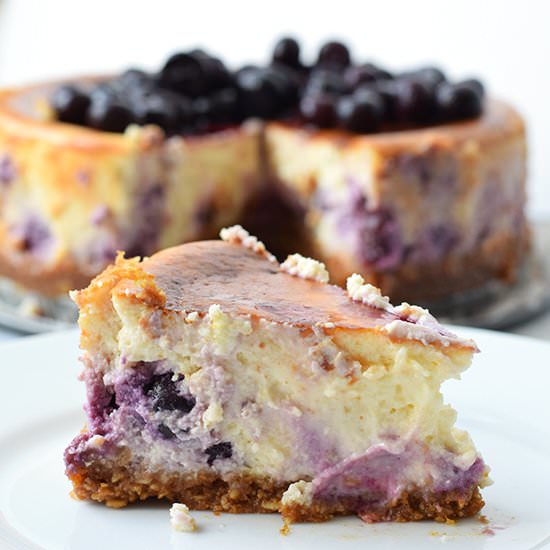 Gluten-Free Blueberry Cheesecake