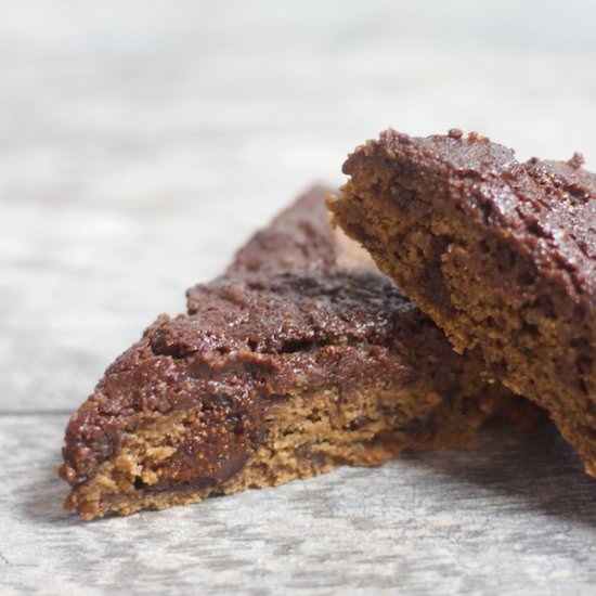 Fudgy Fig Cake with Chocolate