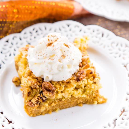 Pumpkin Crumble Cake