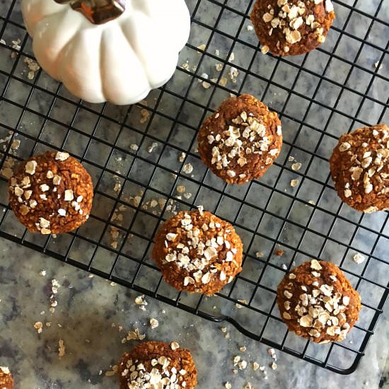 Pumpkin Puree Oatmeal Bites