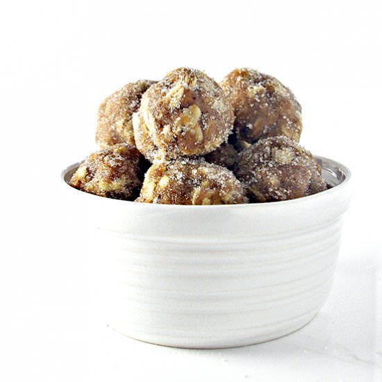 {GF} Almond Butter Oatmeal Bites