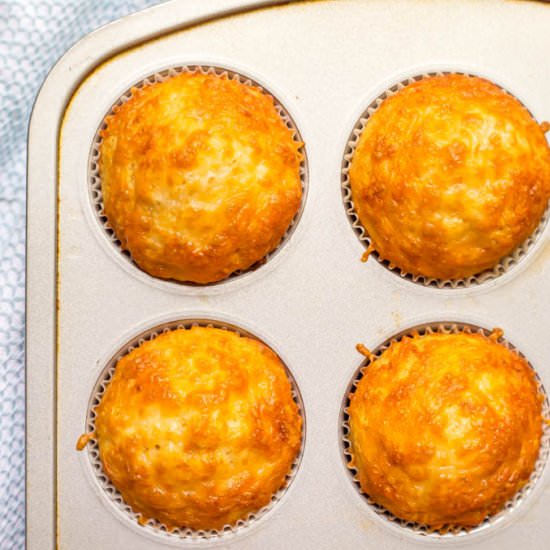 Easy cheesy cornbread muffins