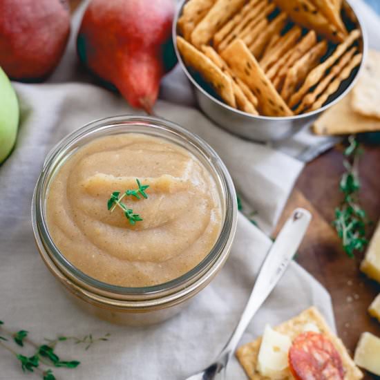 Thyme Pear Apple Butter
