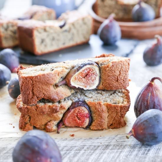 Paleo Almond Fig Quickbread