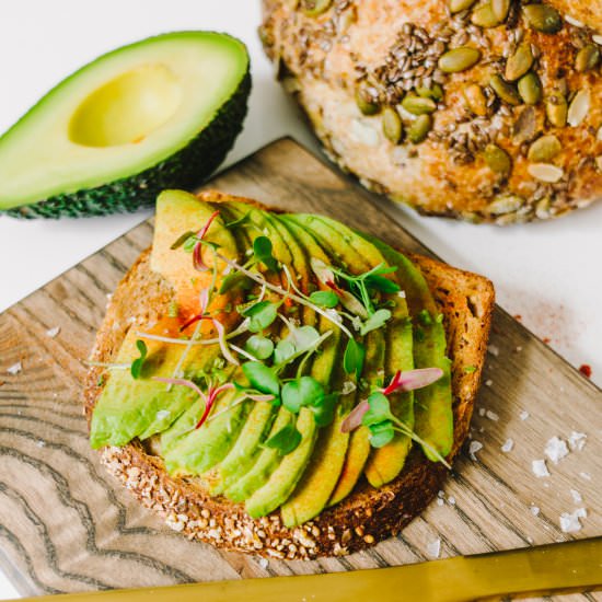 Avocado Shrimp Smørrebrød