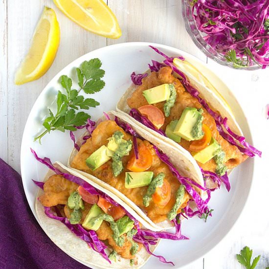 Easy Fish Tacos Indian Style