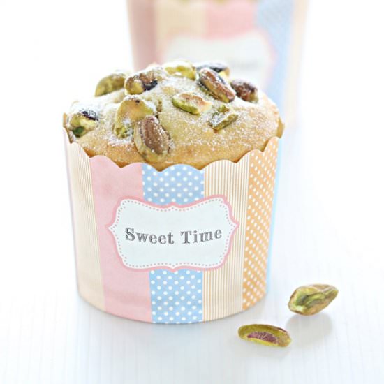 Orange Pistachio Muffins