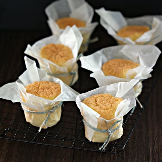 Paper Wrapped Egg Cake