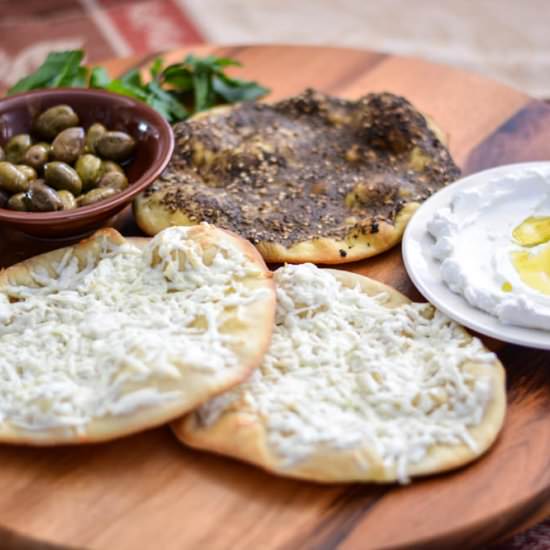 Manakeesh (Za’atar & Cheese)