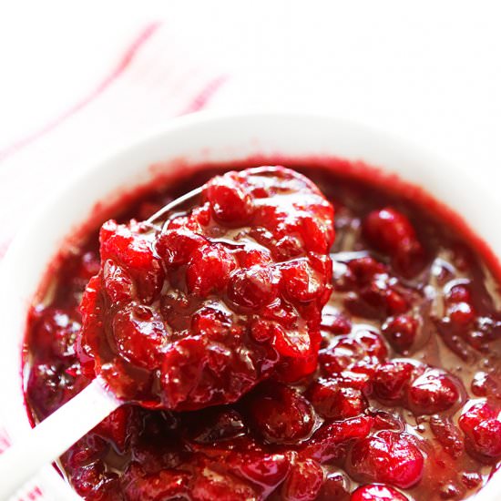 Homemade Cranberry Sauce