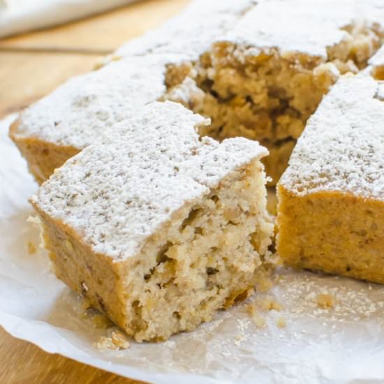 One-Bowl Applesauce Walnut Cake