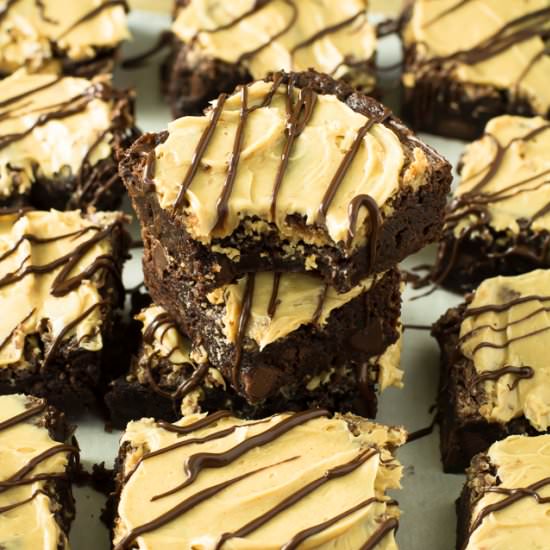 Easy Peanut Butter Brownies