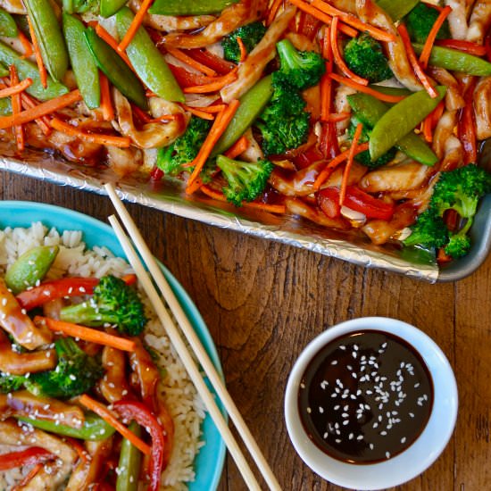 Sheet Pan Chicken Teriyaki