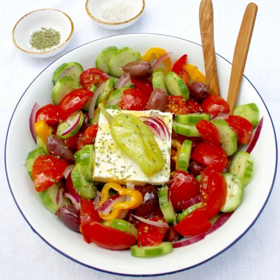 The Best Greek Peasant Salad
