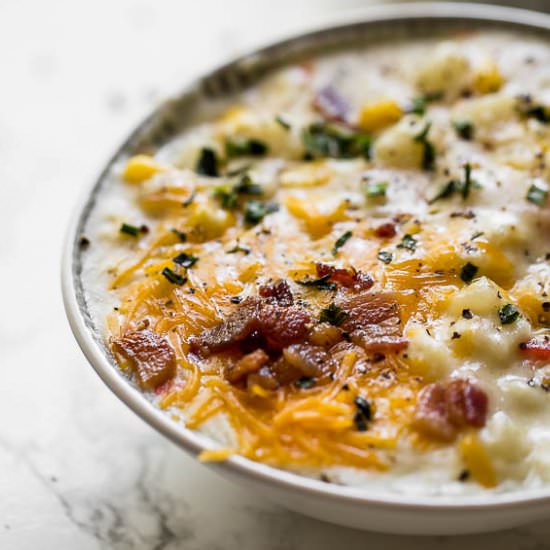 Corn and Hashbrown Chowder
