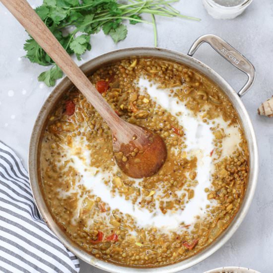 Creamy Coconut Turmeric Daal