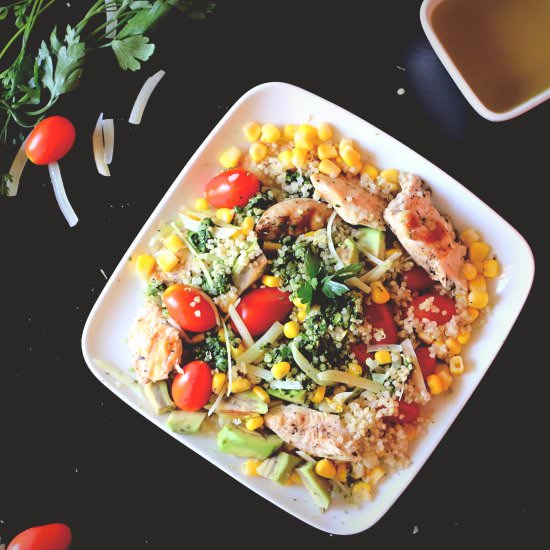 Grilled Chicken Salad with Cilantro