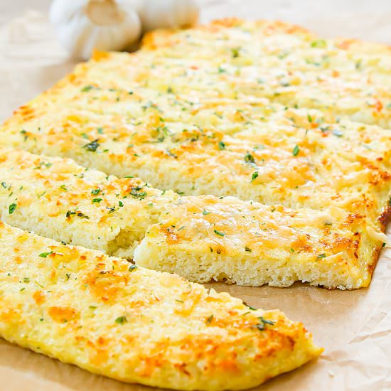 Cauliflower Garlic Bread