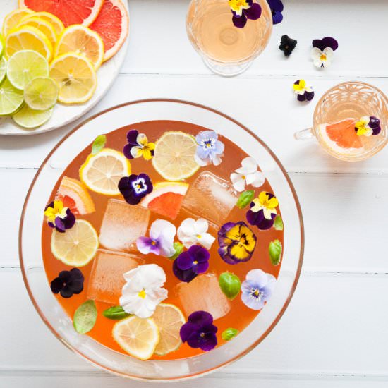Floral Rosé Punch