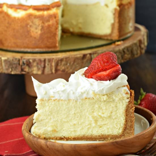 Perfect Vanilla Cheesecake