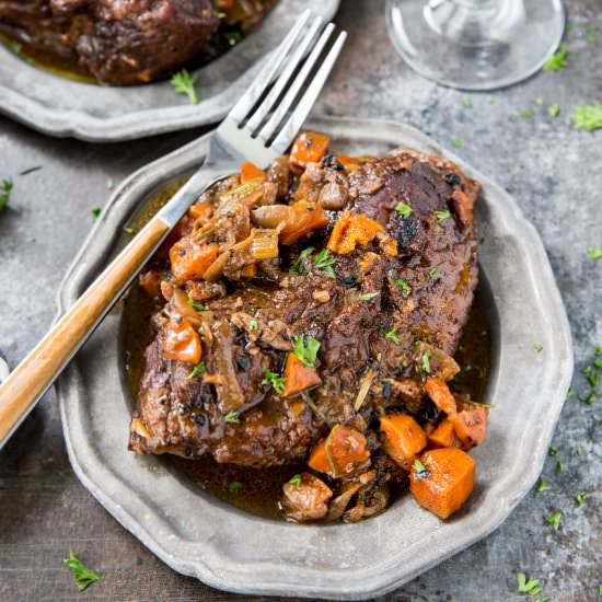 Red Wine Braised Beef